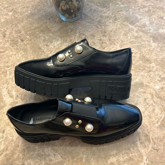 Karl Lagerfeld platform loafers - Picture 3 of 6